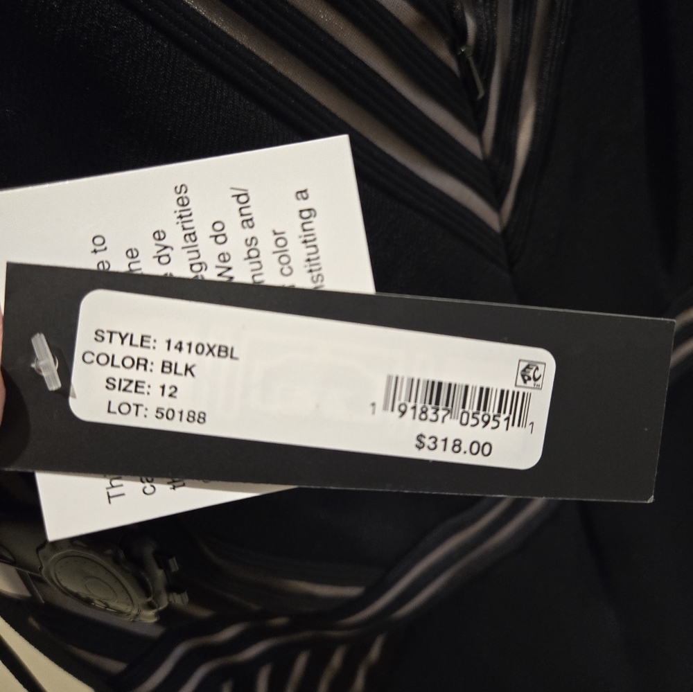 Avery G Illusion Hemline Mermaid Gown - Picture 2 of 13